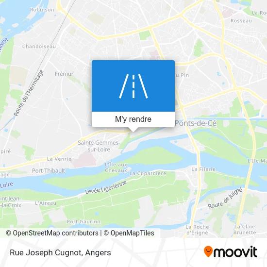 Rue Joseph Cugnot plan