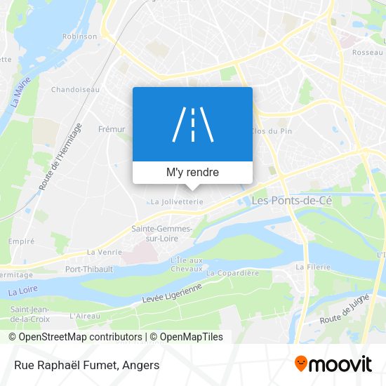 Rue Raphaël Fumet plan
