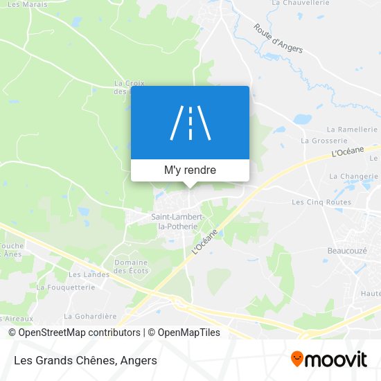 Les Grands Chênes plan