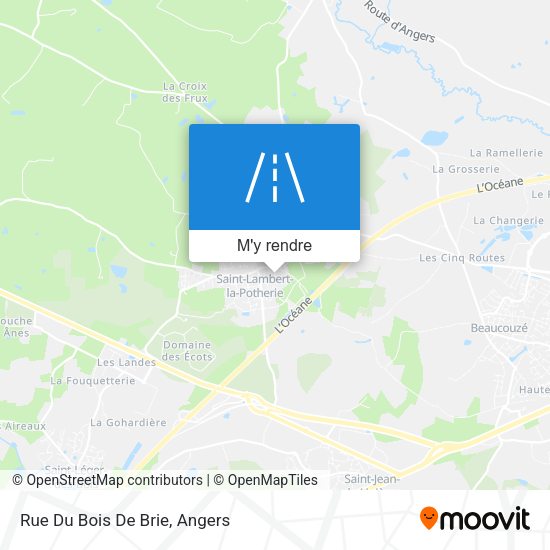 Rue Du Bois De Brie plan