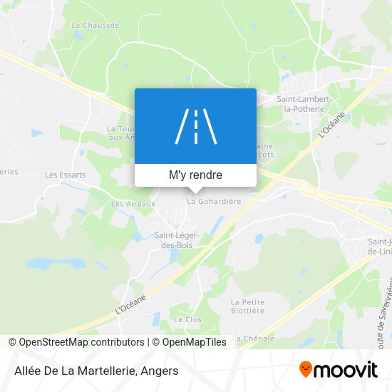 Allée De La Martellerie plan