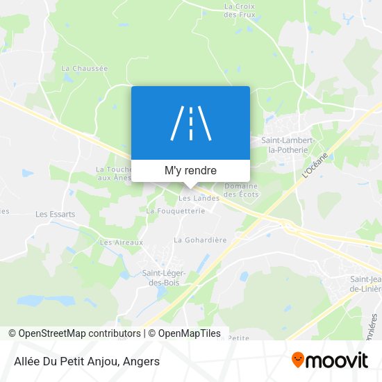 Allée Du Petit Anjou plan