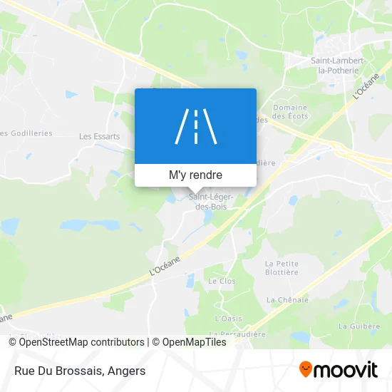 Rue Du Brossais plan