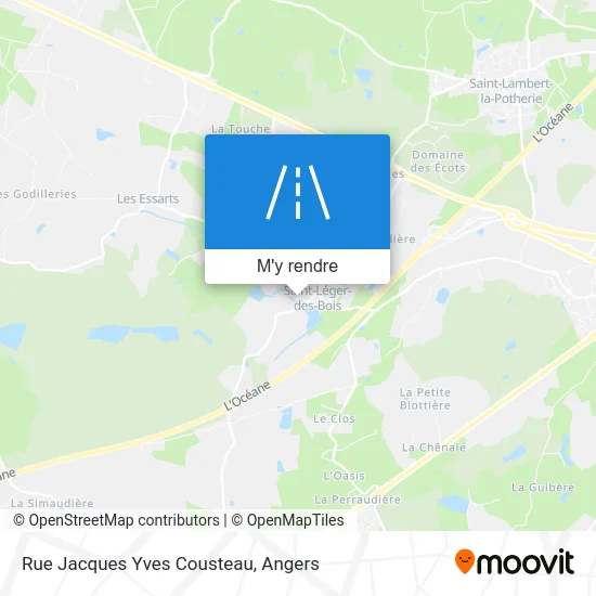 Rue Jacques Yves Cousteau plan