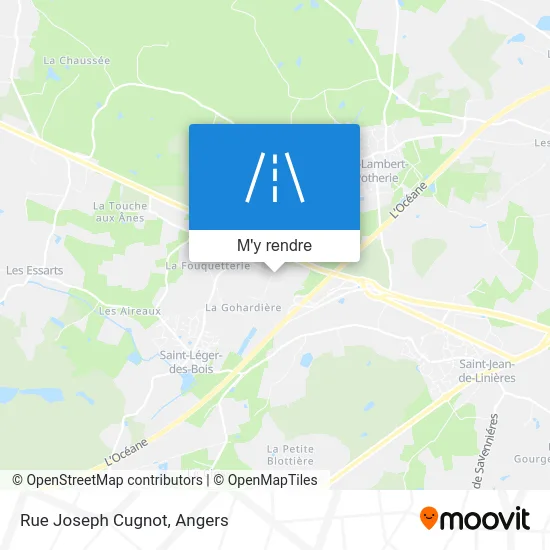 Rue Joseph Cugnot plan