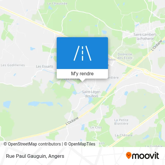 Rue Paul Gauguin plan