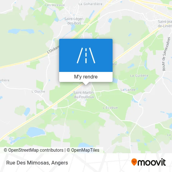 Rue Des Mimosas plan