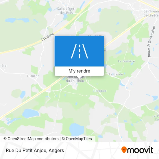 Rue Du Petit Anjou plan