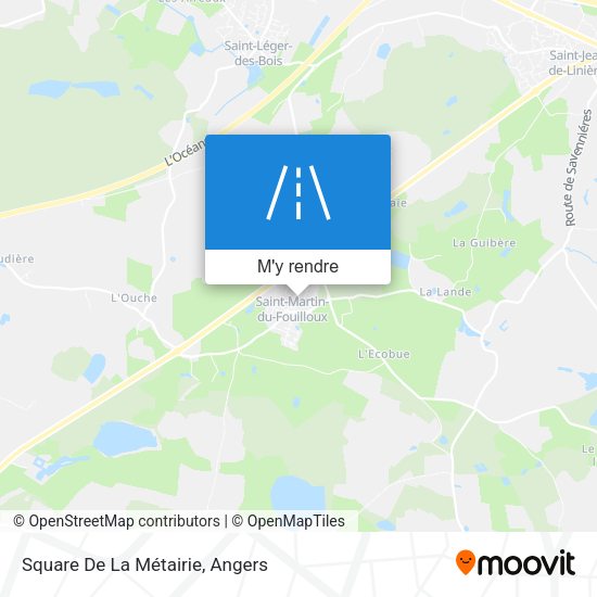 Square De La Métairie plan