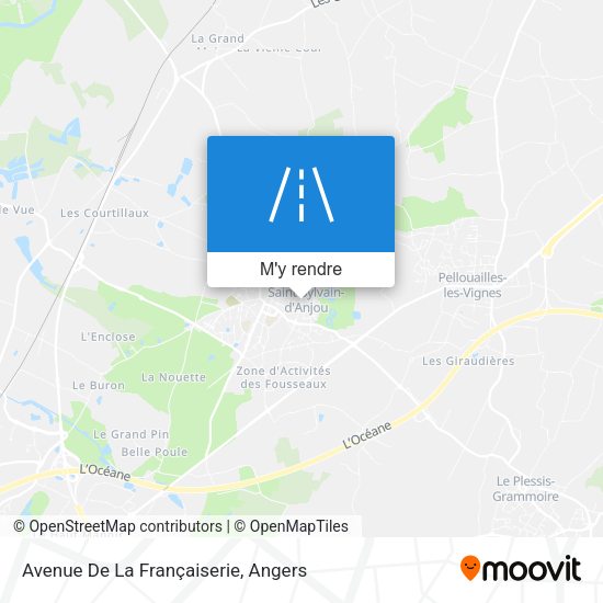 Avenue De La Françaiserie plan