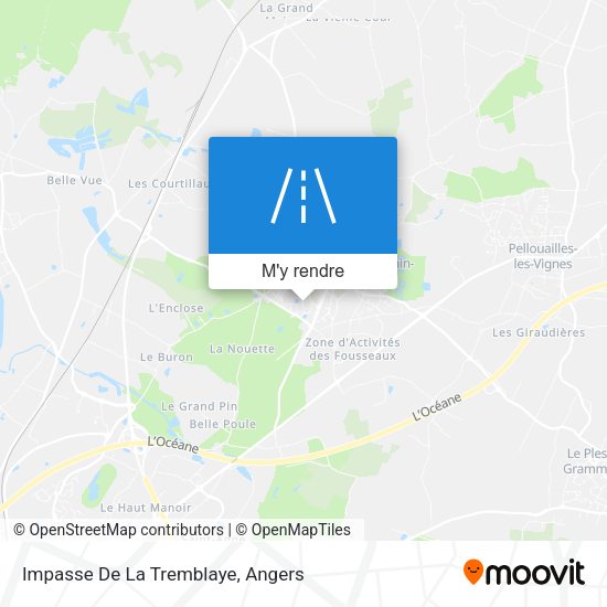 Impasse De La Tremblaye plan