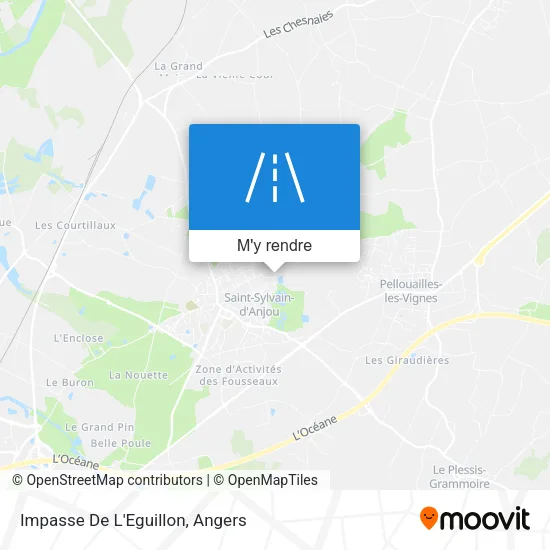 Impasse De L'Eguillon plan