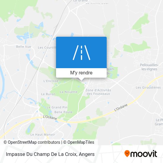 Impasse Du Champ De La Croix plan