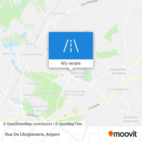 Rue De L'Anglaiserie plan