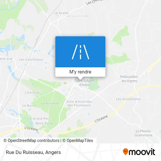 Rue Du Ruisseau plan