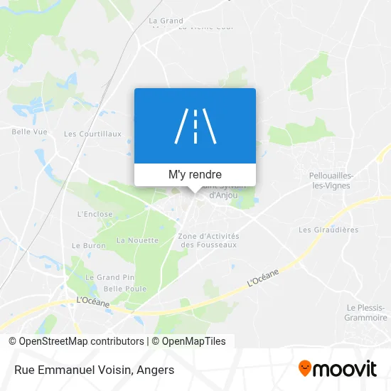 Rue Emmanuel Voisin plan