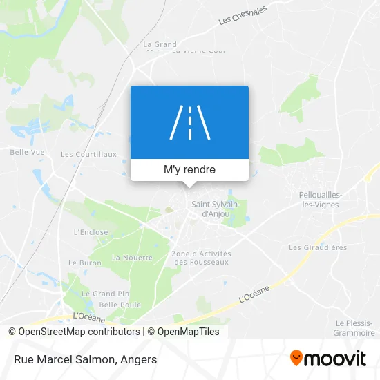 Rue Marcel Salmon plan