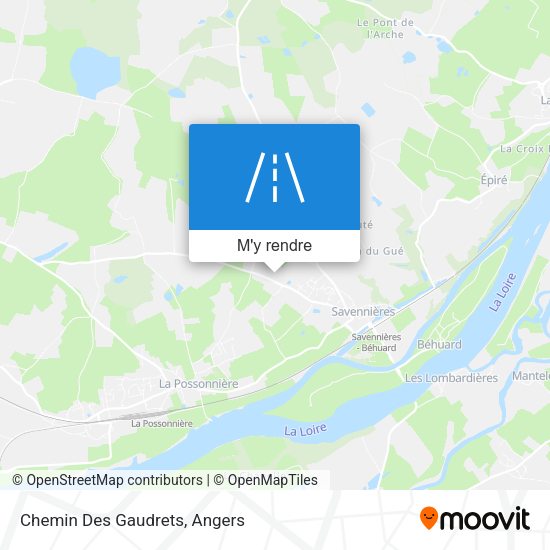 Chemin Des Gaudrets plan