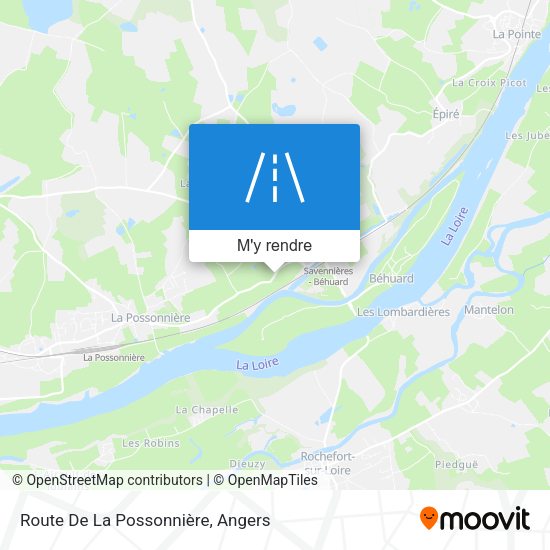 Route De La Possonnière plan