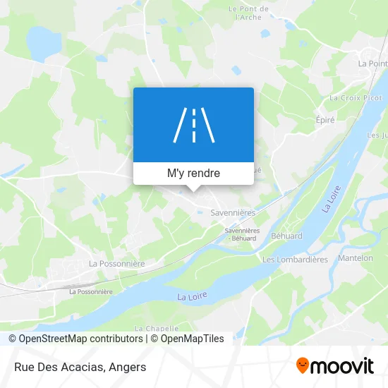 Rue Des Acacias plan