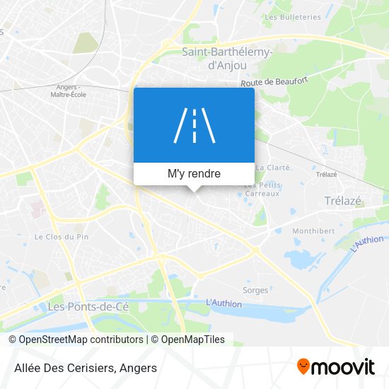 Allée Des Cerisiers plan