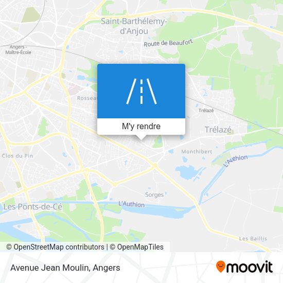 Avenue Jean Moulin plan