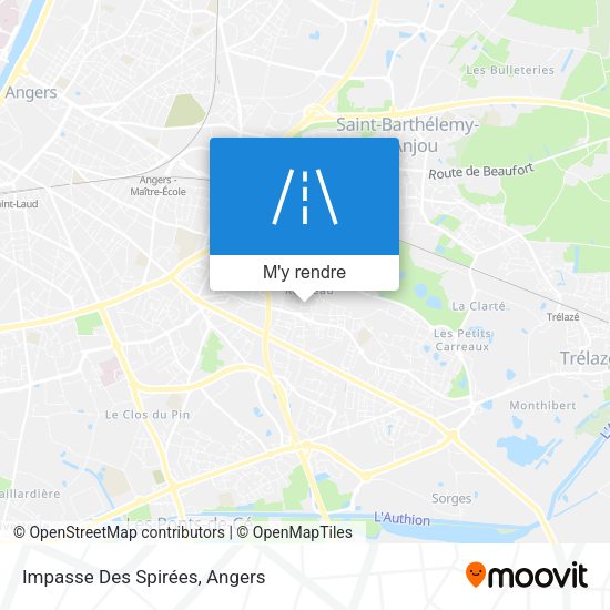Impasse Des Spirées plan