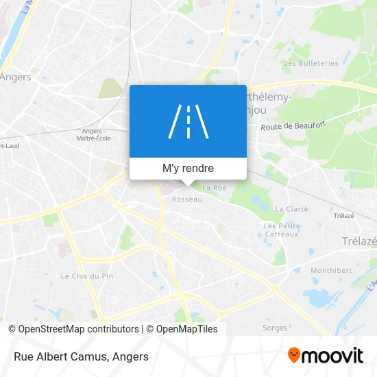 Rue Albert Camus plan