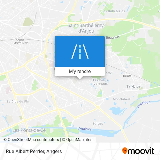 Rue Albert Perrier plan