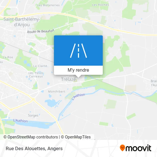 Rue Des Alouettes plan