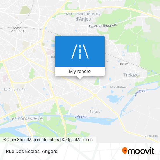 Rue Des Écoles plan