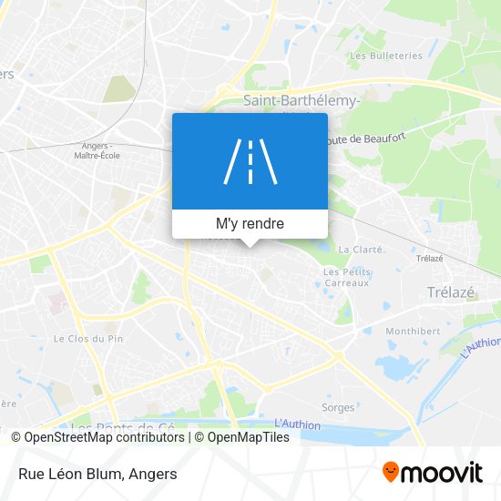 Rue Léon Blum plan