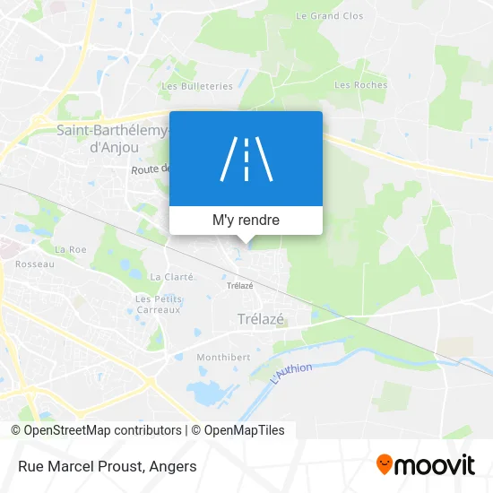 Rue Marcel Proust plan