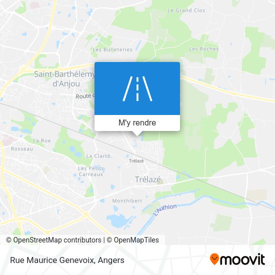 Rue Maurice Genevoix plan
