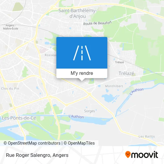 Rue Roger Salengro plan