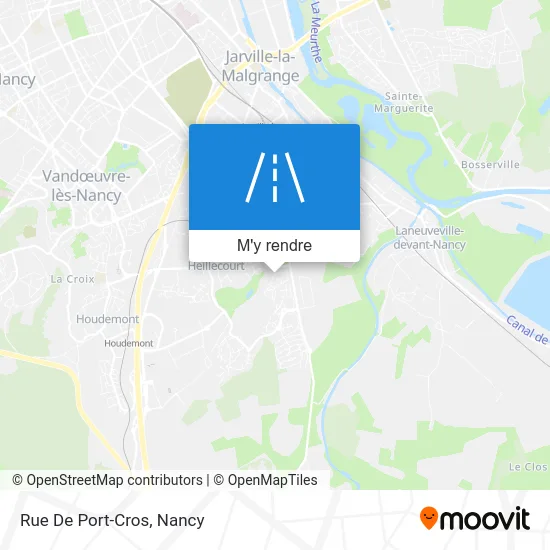 Rue De Port-Cros plan