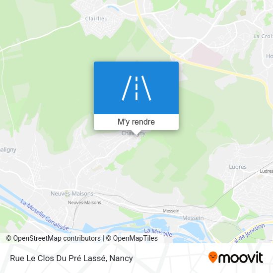 Rue Le Clos Du Pré Lassé plan