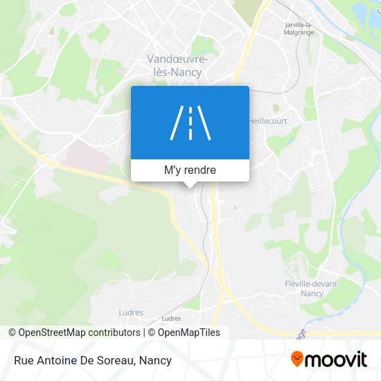 Rue Antoine De Soreau plan