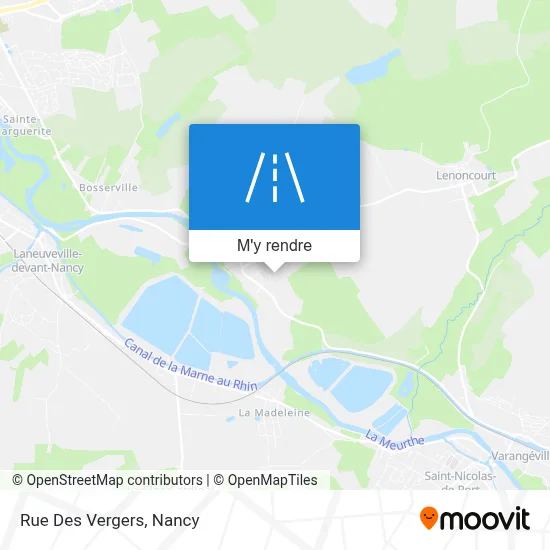 Rue Des Vergers plan