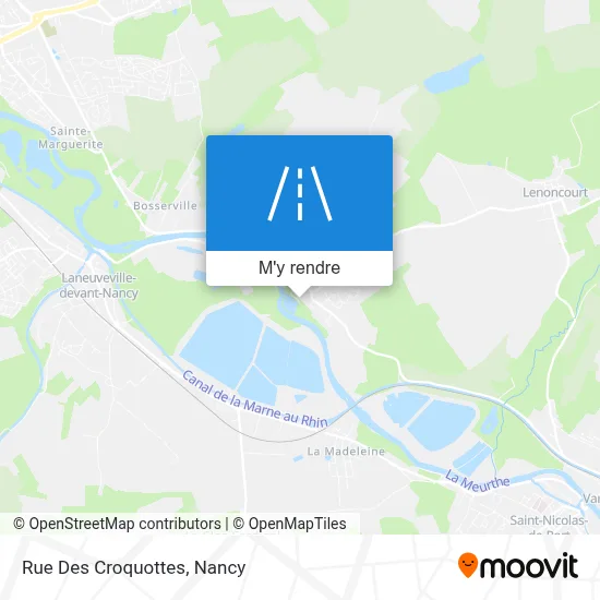 Rue Des Croquottes plan