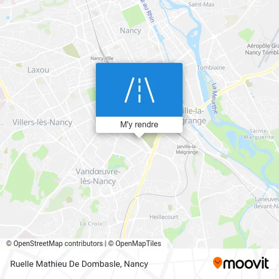 Ruelle Mathieu De Dombasle plan