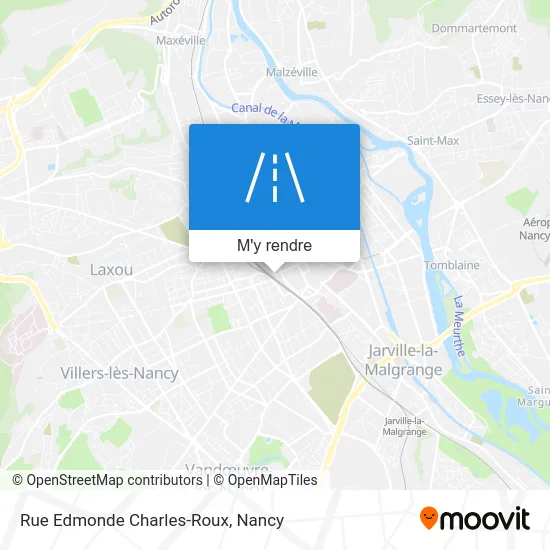 Rue Edmonde Charles-Roux plan