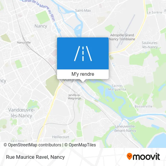 Rue Maurice Ravel plan