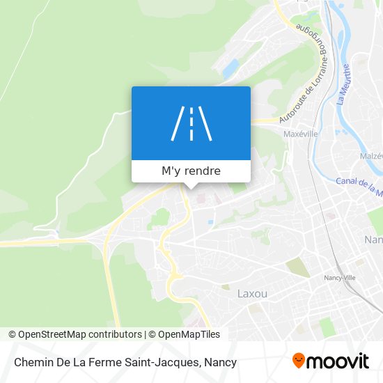 Chemin De La Ferme Saint-Jacques plan