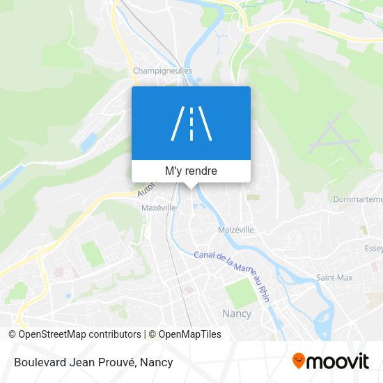 Boulevard Jean Prouvé plan