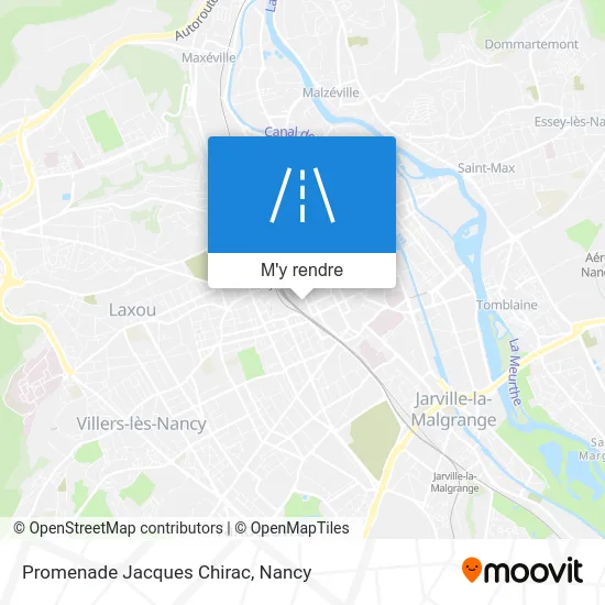 Promenade Jacques Chirac plan