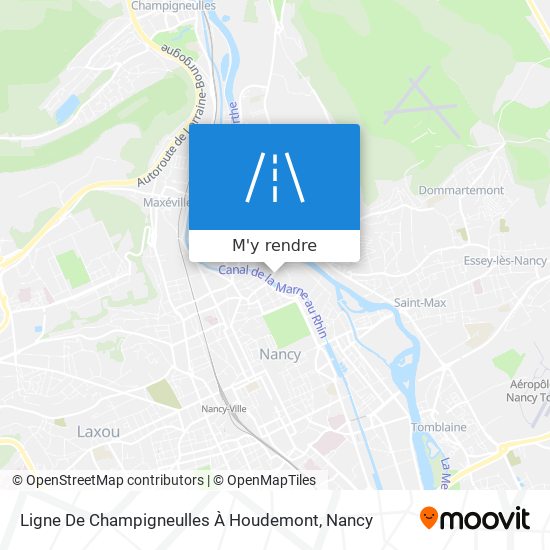 Ligne De Champigneulles À Houdemont plan
