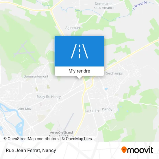 Rue Jean Ferrat plan