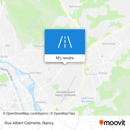 Rue Albert Calmette plan