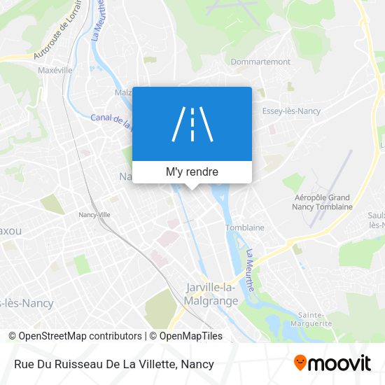Rue Du Ruisseau De La Villette plan
